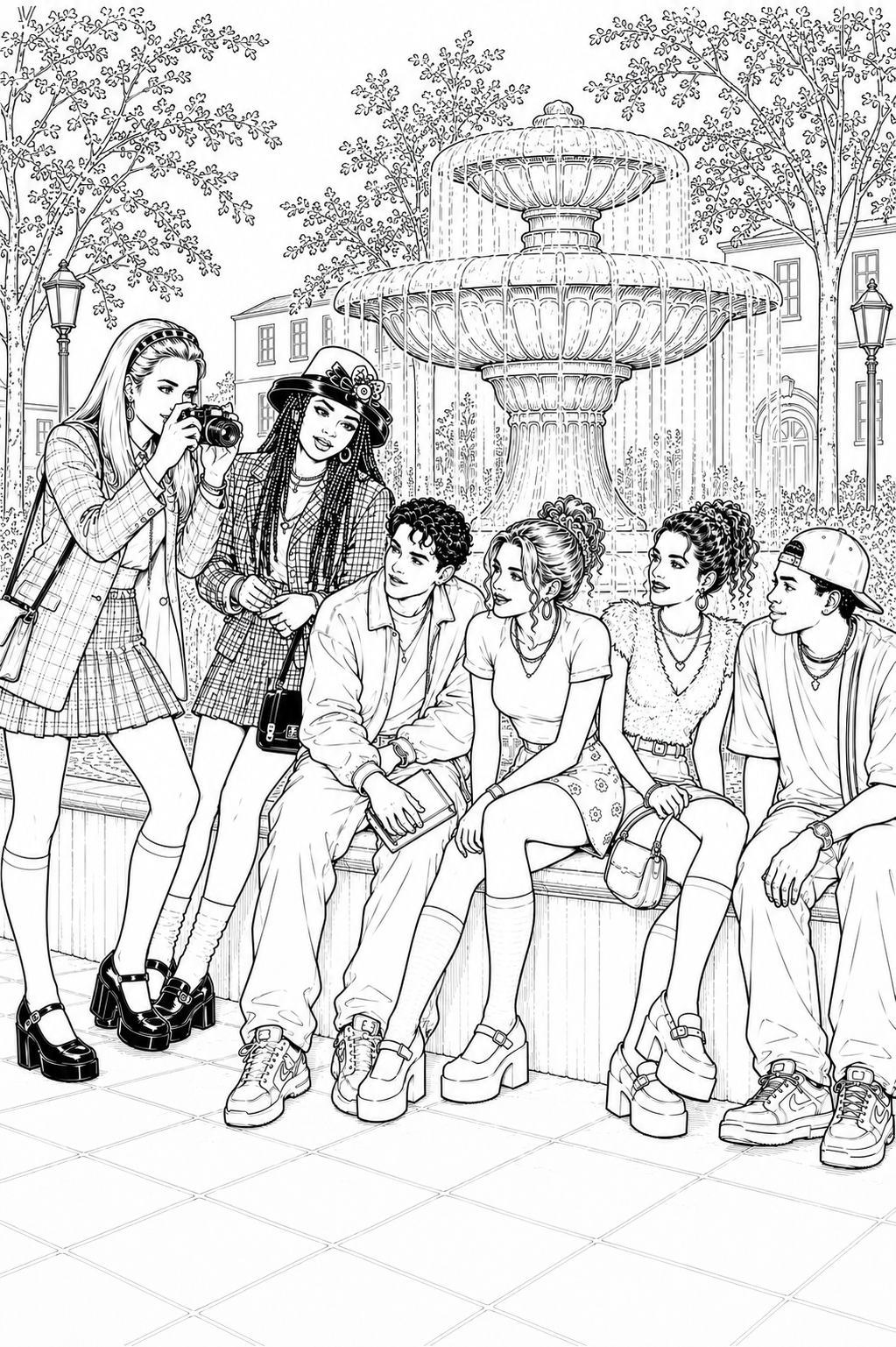 Millennial Sleepover Printable Coloring Book