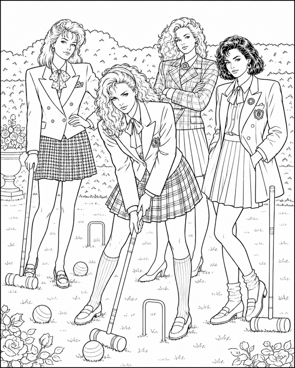 Millennial Sleepover Printable Coloring Book