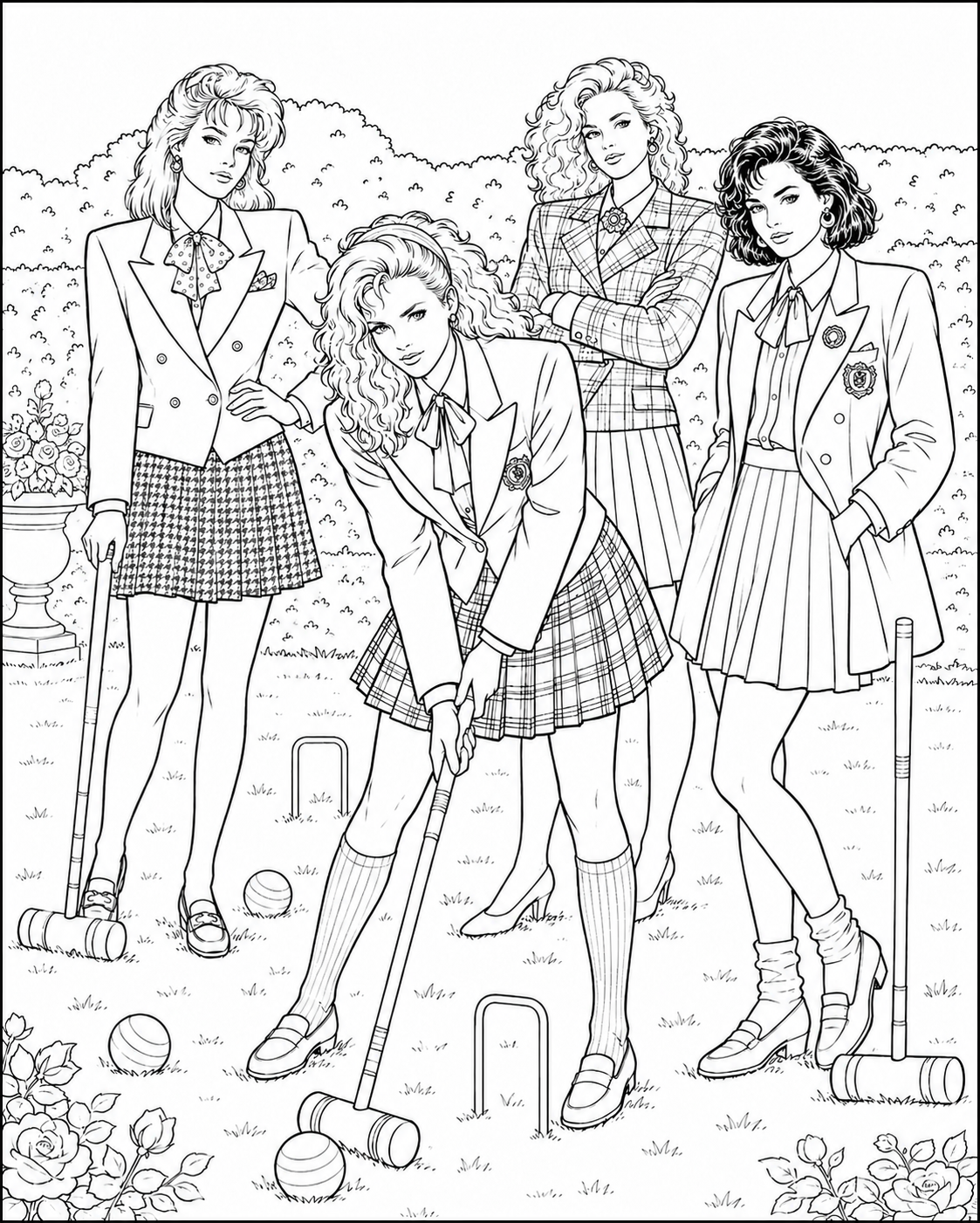 Millennial Sleepover Printable Coloring Book