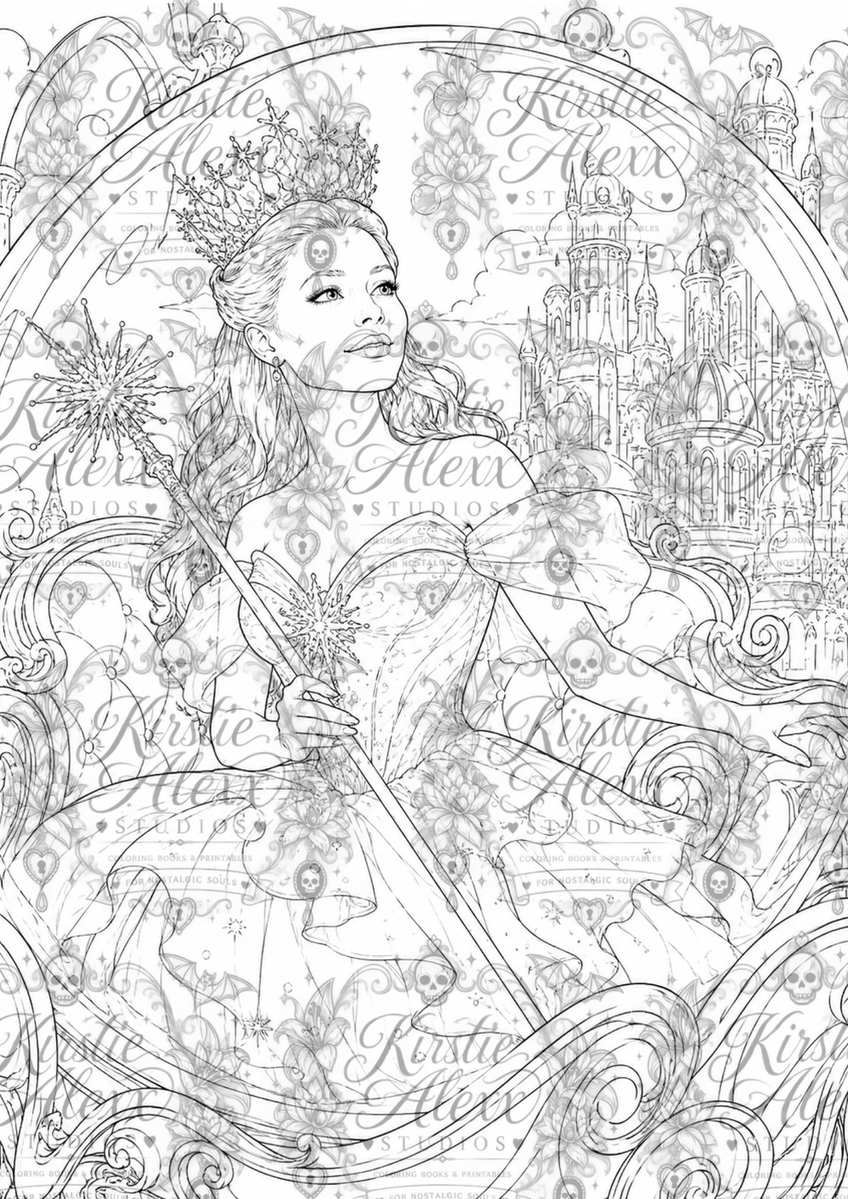 The Witching Hour - Printable Coloring Book