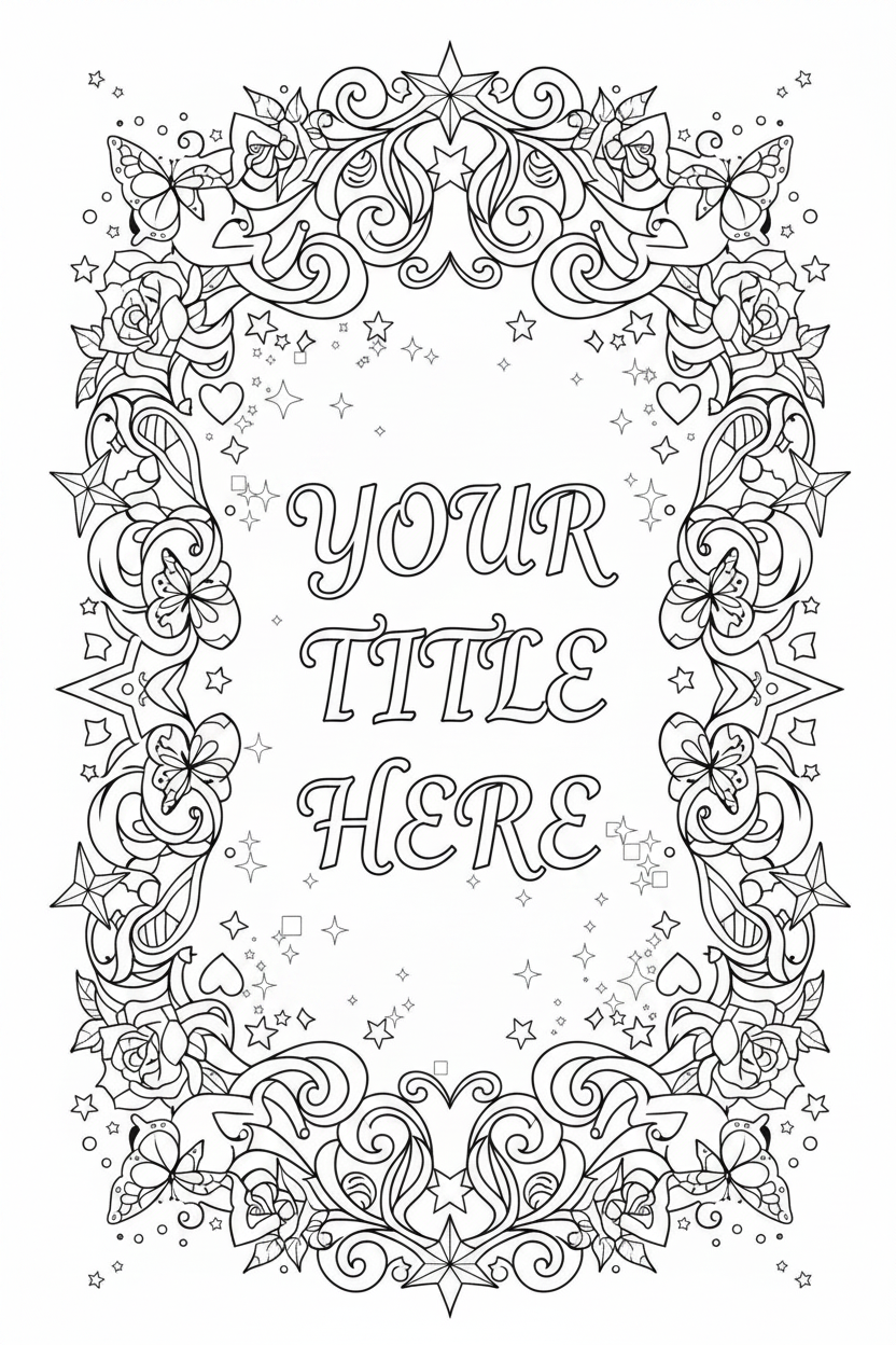 Clean Line Art Title Page